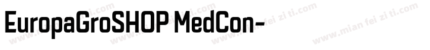 EuropaGroSHOP MedCon字体转换